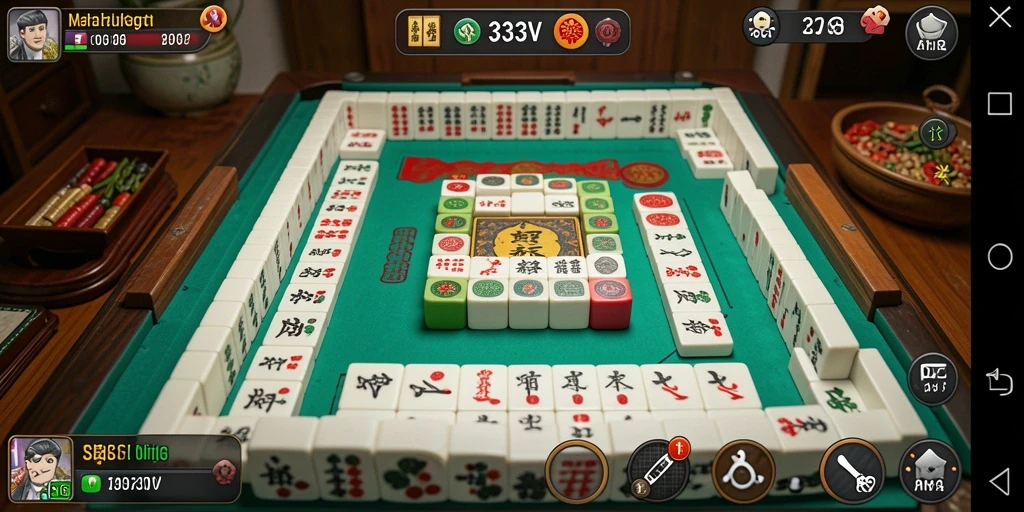 Tampilan gameplay Mahjong yang seru di 333V.