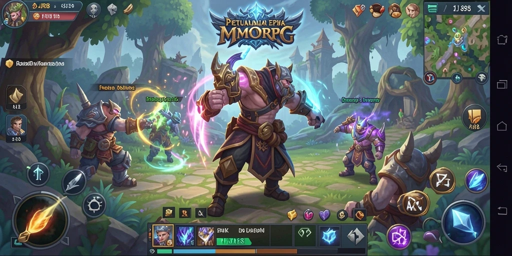 Tampilan gameplay AJR88 yang menakjubkan dalam dunia MMORPG.