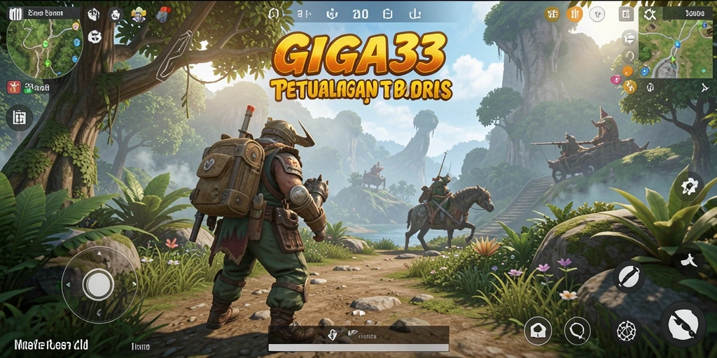 Menampilkan gameplay GIGA33 yang luas dan menarik.