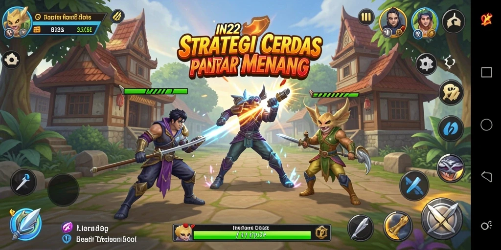 Tampilan gameplay IN22 yang mendebarkan dan strategis.