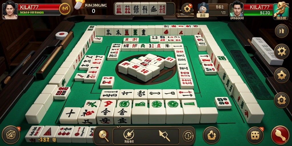 Tangkapan layar gameplay KILAT77 menampilkan tantangan Mahjong yang mendebarkan.