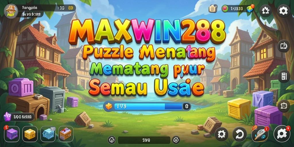 Tampilan gameplay yang menarik di MAXWIN288 dengan variasi puzzle.