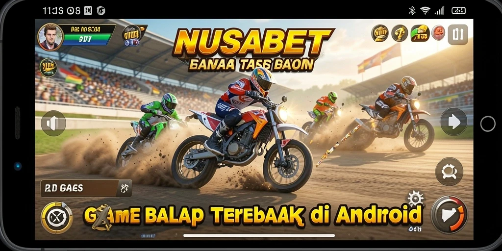 Tampak mendebarkan saat mobil-mobil balap bersaing di trek.