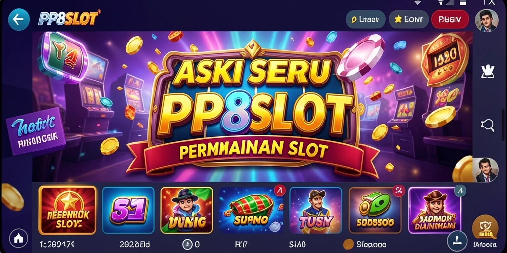 Screenshot utama menunjukkan gameplay aksion di PP8SLOT.
