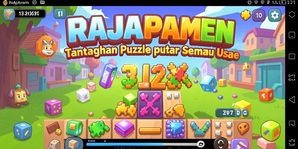 Tampilan gameplay RAJAPAMEN yang menantang dan mengasyikkan.