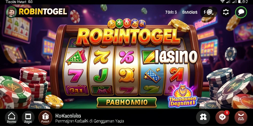 Tampilan gameplay menegangkan di ROBINTOGEL dengan berbagai pilihan permainan Kasino.